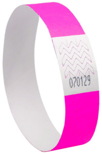 AVERY Bracelet imprimable, 256 x 19 mm, jaune fluo