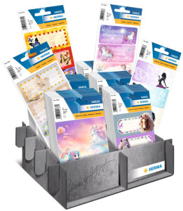 HERMA Buchetiketten VARIO Mädchen, Theken-Display