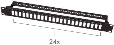 LogiLink Panneau de brassage fibres optiques 19