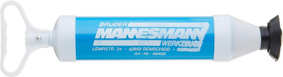 BRÜDER MANNESMANN Pompe de débouchage d'évier, blanc/rouge