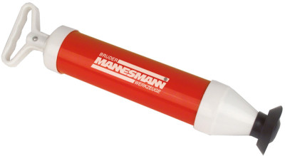 BRÜDER MANNESMANN Pompe de débouchage d'évier, blanc/rouge