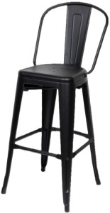 PAPERFLOW Outdoor-Barhocker URBAN, 2er Set, schwarz