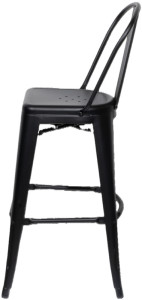 PAPERFLOW Outdoor-Barhocker URBAN, 2er Set, schwarz