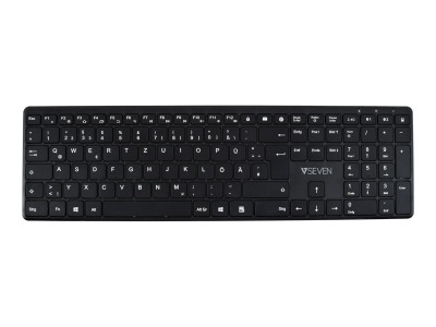 V7 : BLUETOOTH SILENT KEYBOARD de 2.4GHZ DUAL MODE GERMAN QWERTZ G