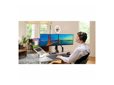 Kensington : KENSINGTON UNIVERSAL TABLETOP ALUMINUM LAPTOP RISER