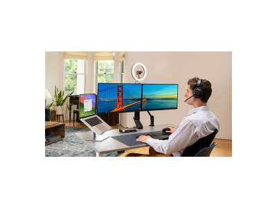 Kensington : KENSINGTON UNIVERSAL TABLETOP ALUMINUM LAPTOP RISER