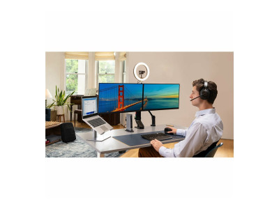 Kensington : KENSINGTON UNIVERSAL TABLETOP ALUMINUM LAPTOP RISER