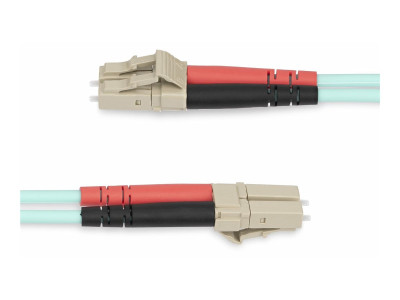 Startech : 25M OM4 FIBER OPTIC PATCH CORD AQUA - LC/LC - 50/125 - 40/100GB