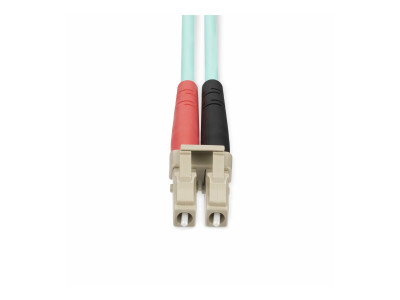 Startech : 25M OM4 FIBER OPTIC PATCH CORD AQUA - LC/LC - 50/125 - 40/100GB