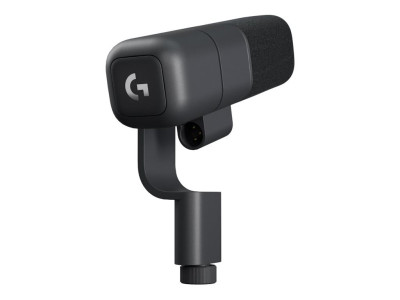 Logitech : YETI STACTDYNAM XLR BROADCAST MIC CLEARAMP-BLACK - WW-9006