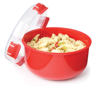 Sistema Boîte pour micro-ondes ROUND, 915 ml, rouge