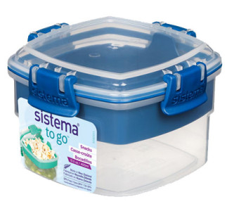 Sistema Boîte à snack SNACKS TO GO, 400 ml, vert menthe