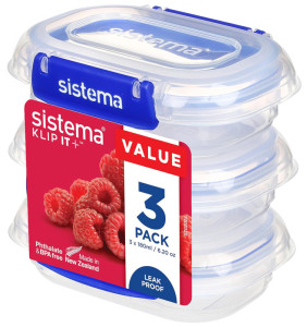 Sistema Boîte de conservation KLIP IT PLUS, 180 ml, set de 3