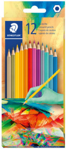 STAEDTLER Crayon de couleur Edition 2, étui en carton de 12