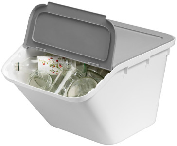 smartstore Bac de rangement/recyclage Stack-it M, 37 L