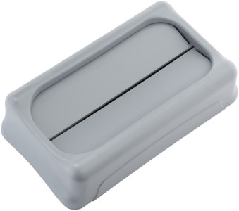 Rubbermaid Couvercle avec charnière Slim Jim, noir