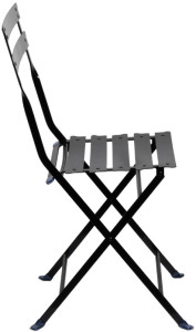 PAPERFLOW Outdoor-Klappstuhl EDEN, 2er Set, schwarz