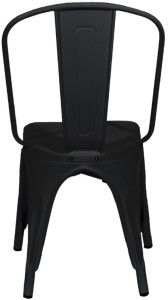 PAPERFLOW Outdoor-Besucherstuhl URBAN, 2er Set, schwarz
