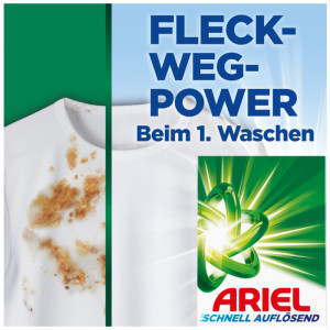 ARIEL Lessive en poudre Universal+, 4,95 kg - 90 lavages