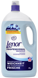 Lenor Professional Adoucissant brise d'été, 4 litres