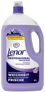 Lenor Professional Adoucissant Rêve de fleurs, 4 litres
