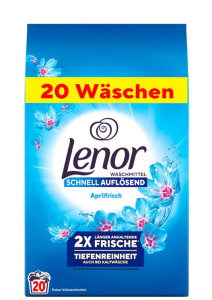 Lenor Lessive en poudre Fraîcheur d'avril, 0,99 kg