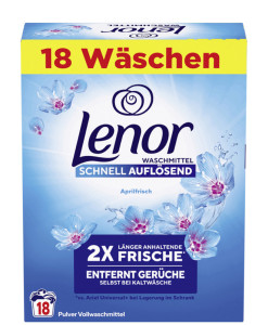 Lenor Lessive en poudre Fraîcheur d'avril, 0,99 kg