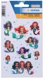 HERMA Sticker MAGIC Feen, Folie beglimmert