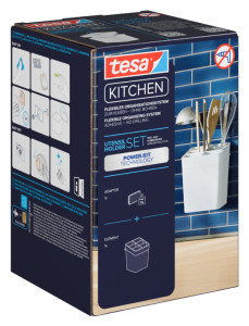 tesa KITCHEN Pot à ustensiles, blanc