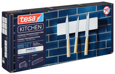 tesa KITCHEN Porte-couteaux, blanc