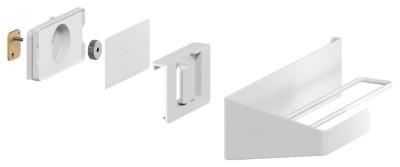 tesa KITCHEN Porte-rouleau de cuisine, blanc