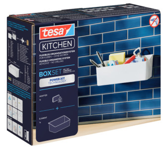 tesa KITCHEN Boîte de rangement, blanc