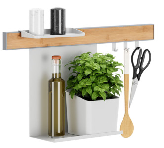 tesa KITCHEN Kit combi S, 6 pièces, blanc
