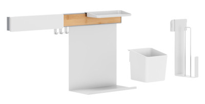 tesa KITCHEN Kit combi L, 8 pièces, blanc
