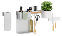 tesa KITCHEN Kit combi XL, 9 pièces, blanc tesa KITCHEN Kit combi XL, 9 pièces, blanc