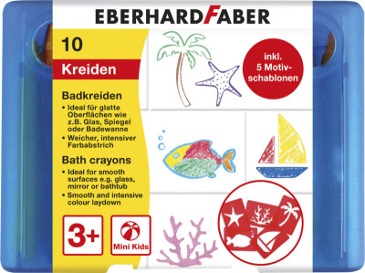 EBERHARD FABER Badkreide Mini Kids, 10er Etui