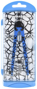 EBERHARD FABER Schnellverstellzirkel, neonblau/schwarz