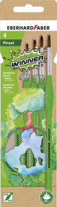 EBERHARD FABER Synthetikhaarpinsel-Set GREEN WINTER