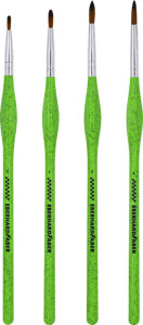 EBERHARD FABER Synthetikhaarpinsel-Set GREEN WINTER