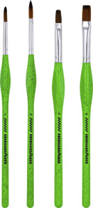 EBERHARD FABER Synthetikhaarpinsel-Set GREEN WINTER