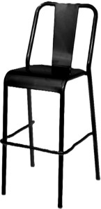 PAPERFLOW Outdoor-Barhocker ARTY, 2er Set, schwarz
