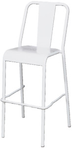 PAPERFLOW Outdoor-Barhocker ARTY, 2er Set, schwarz