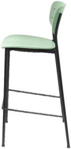 Tabourets de bar PAPERFLOW SOHO, lot de 2, bleu