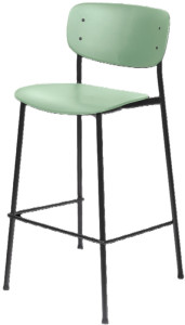 Tabourets de bar PAPERFLOW SOHO, lot de 2, vert