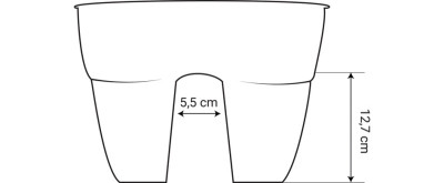 EDA Pot pour balustrade 