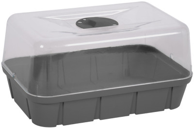 EDA Mini-serre, taille L, volume: 15,7 L, anthracite