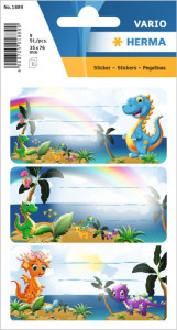 HERMA Buchetiketten VARIO Happy Unicorns, Papier
