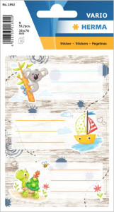 HERMA Buchetiketten VARIO Happy Unicorns, Papier