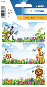 HERMA Buchetiketten VARIO Happy Unicorns, Papier