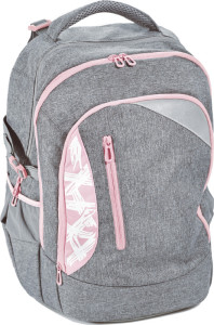 EBERHARD FABER Schulrucksack X-Style, grau/pastellrosa